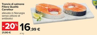 Carrefour Trancio di salmone Filiera Qualità Carrefour offerta