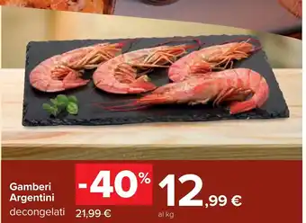 Carrefour Gamberi Argentini offerta