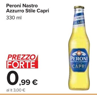 Carrefour Peroni Nastro Azzurro Stile Capri 330 ml offerta