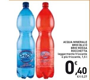 Brio acqua minerale blu
