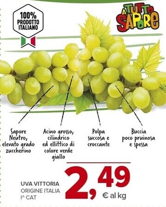 Todis Vittoria uva offerta