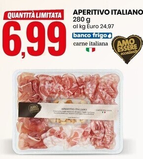 Eurospin Amo essere eccellente aperitivo italiano offerta
