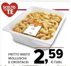 Todis Fritto misto molluschi e crostacei offerta