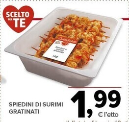 Todis Spiedini di surimi gratinati offerta