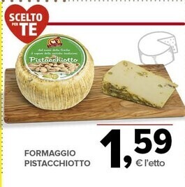 Todis Caseificio centro form pistacchiotto formaggio offerta