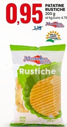 Mambo kids patatine rustiche