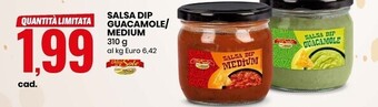 Eurospin Delizie dal sole salsa dip guacamole/medium offerta