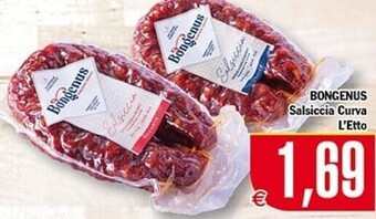 Conté Supermercati Bongenus - salsiccia curva offerta