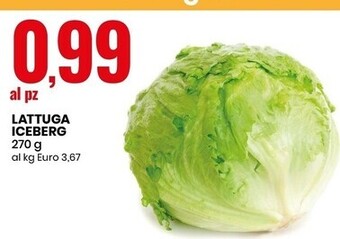 Eurospin Lattuga iceberg offerta