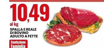 Eurospin Spalla e reale di bovino adulto a fette offerta