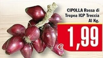 Conté Supermercati Cipolla rossa di tropea igp treccia offerta