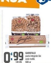 Garofalo pasta integrale bio