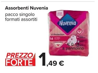 Carrefour Assorbenti Nuvenia offerta