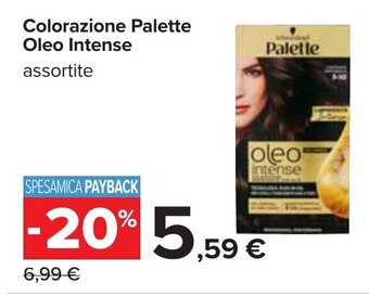 Carrefour Colorazione Palette Oleo Intense assortite offerta