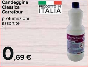 Carrefour Candeggina Classica Carrefour profumazioni assortite 1 l offerta