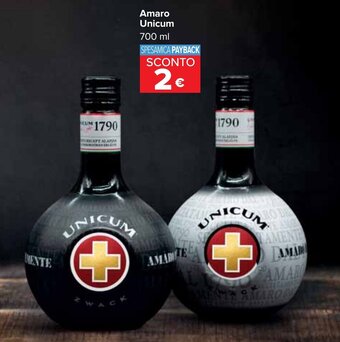 Carrefour Amaro Unicum 700 ml offerta