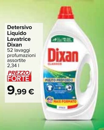 Carrefour Detersivo Liquido Lavatrice Dixan 2,34 l offerta