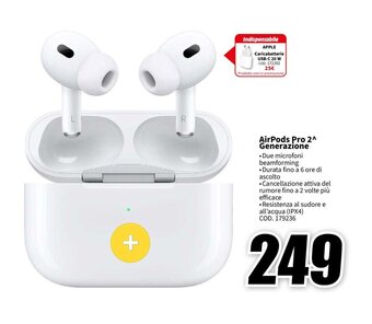 MediaWorld AirPods Pro 2^ Generazione offerta