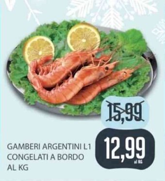 GAMBERI ARGENTINI L1 CONGELATI A BORDO