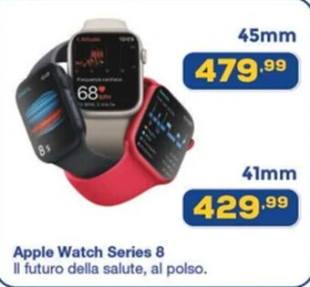 Euronics Apple Watch Series 8 45mm offerta