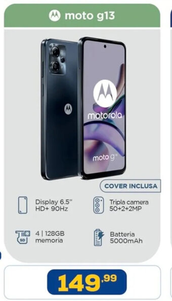Euronics motorola moto g13 offerta