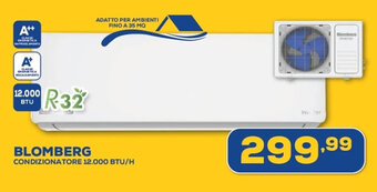 Euronics BLOMBERG CONDIZIONATORE 12.000 BTU/H offerta