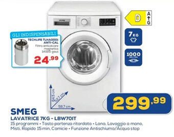 Euronics SMEG LAVATRICE 7KG - LBW701T offerta