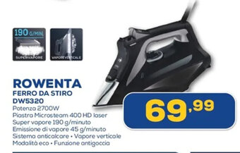 ROWENTA FERRO DA STIRO DW5320
