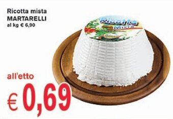 Supermercato Coal Ricotta mista MARTARELLI offerta
