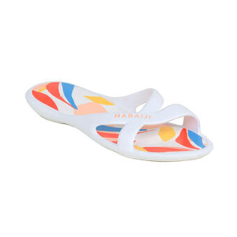 Decathlon Ciabatte piscina donna slap 500 lea bianco-beige offerta