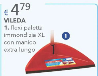 Acqua & Sapone VILEDA flexi paletta immondizia XL con manico extra lungo offerta