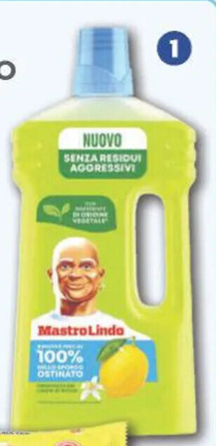 Acqua & Sapone MASTRO LINDO detergente limone 930 ml offerta