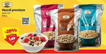 ALDI Happy harvest Muesli Premium offerta
