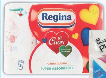 Acqua & Sapone REGINA DI CUORI carta cucina 3 rotoli 3 veli 150 strappi offerta