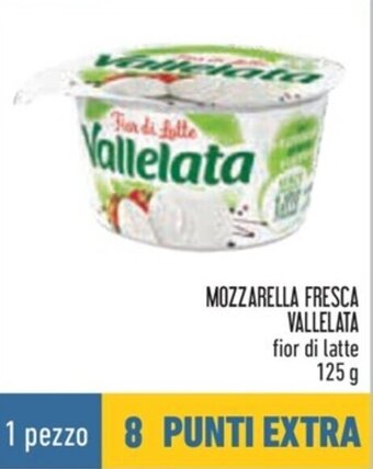 Conad MOZZARELLA FRESCA VALLELATA fior di latte 125 g offerta