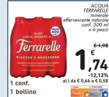 Spazio Conad Ferrarelle acqua offerta
