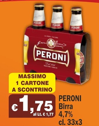 Peroni birra 4,7%