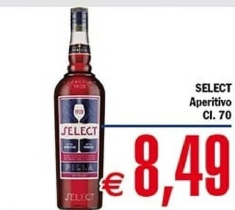 Conté Supermercati Select aperitivo offerta