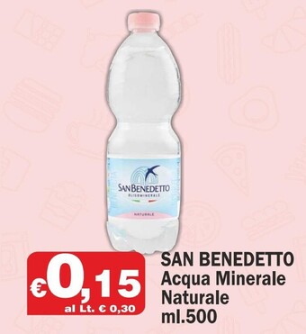 Primo Prezzo San benedetto acqua minerale naturale offerta