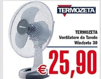 Termozeta ventilatore da tavolo windzeta 30