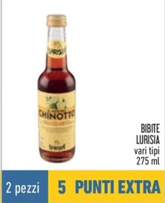 Conad BIBITE LURISIA vari tipi 275 ml offerta