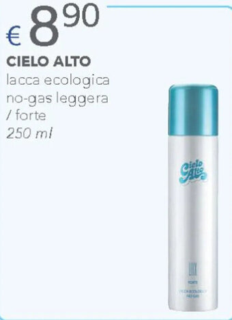 CIELO ALTO lacca ecologica no-gas leggera / forte 250 ml