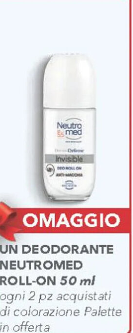 Acqua & Sapone OMAGGIO UN DEODORANTE NEUTROMED ROLL-ON 50 ml offerta