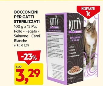 DPiù Kitty - bocconcini per gatti sterilizzati offerta