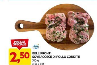 DPiù Belli pronti sovracosce di pollo condite offerta