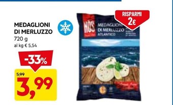 DPiù Medaglioni di merluzzo offerta