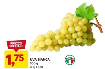DPiù Uva bianca offerta