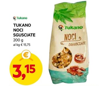 DPiù Tukano noci sgusciate offerta