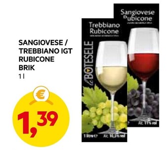 DPiù Sangiovese igt rubicone brik offerta