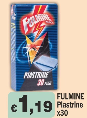 Fulmine - piastrine x30